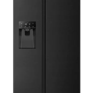 Uitverkoop Hisense RS694N4TFF Amerikaanse koelkast Vrijstaand 535 l F Zwart DHZ670