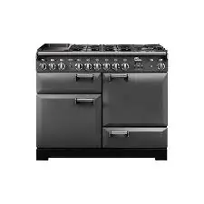 Falcon Leckford Deluxe 110 Dual Fuel Slate met Chrome DHZ1757 Beperkte Voorraad