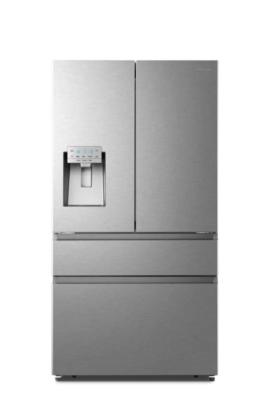 Hisense RF728N4SASE Vrijstaand 560 l E Roestvrijstaal DHZ1740 Snelle Levering