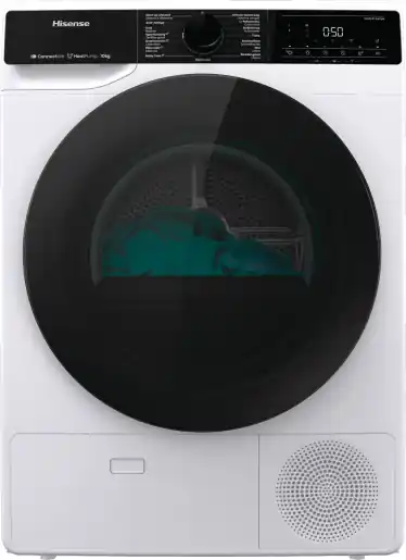Tijdelijk Beschikbaar Hisense DH5V13UW wasdroger Vrijstaand Voorbelading 10 kg Wit Showroommodel EWO129SR