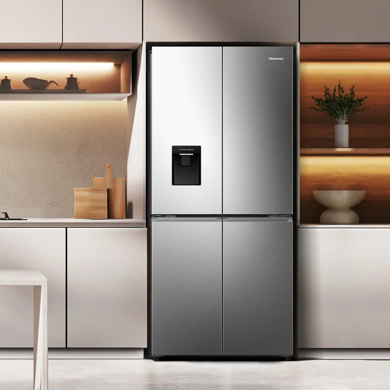 Betrouwbaar Hisense RQ5P470SMIE koel-vriescombinatie Vrijstaand 482 l Zilver, Roestvrijstaal EWO4488