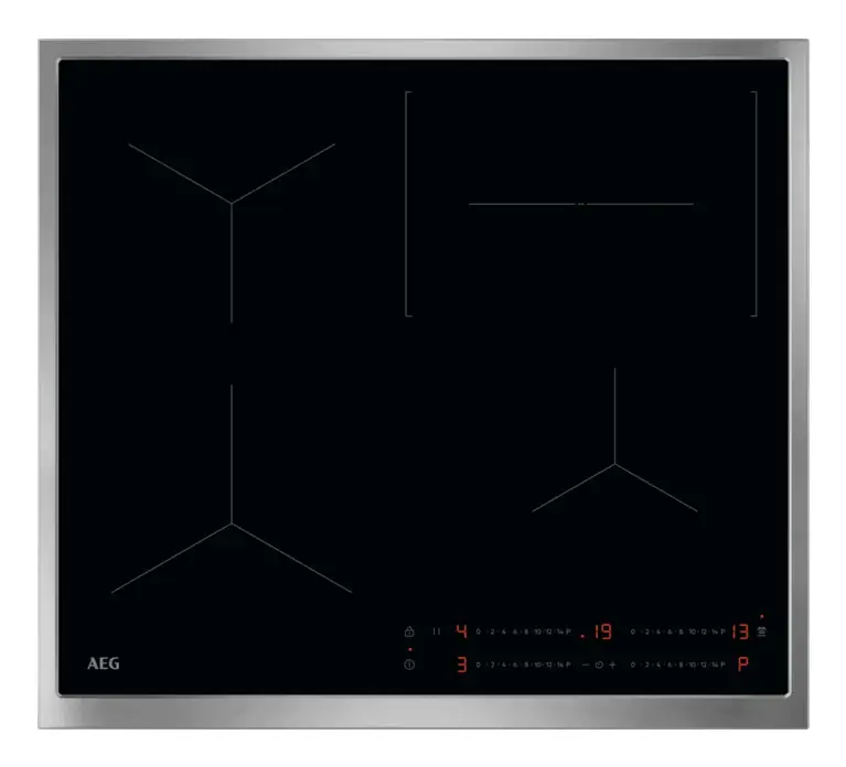 Flitsaanbieding AEG TO64IC00XB Zwart, Roestvrijstaal Ingebouwd 60 cm Inductiekookplaat zones 4 zone(s) DHZ4203B
