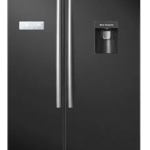 Veilige Betaling Hisense RS741N4WBE amerikaanse koelkast Vrijstaand 578 l Zwart doosschade DHZ4728