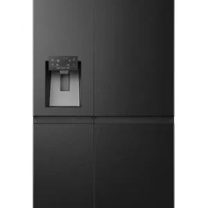 Bestel Nu Hisense RS818N4TFE Amerikaanse koelkast Vrijstaand 632 l E Zwart doosschade DHZ4736