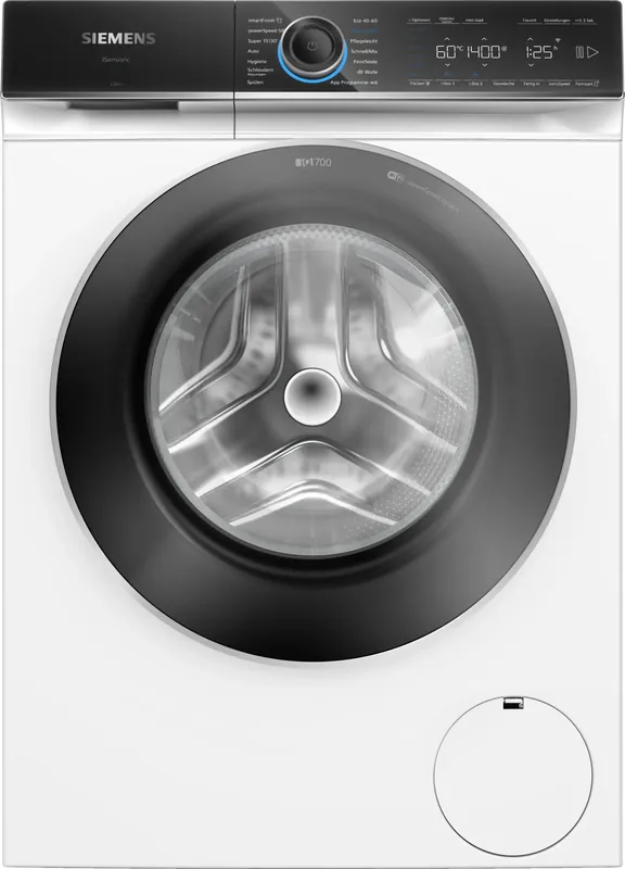 Siemens iQ700 WG44B2A40 wasmachine Voorlader 9 kg 1257 RPM Wit EWO4275DHZ Express Levering