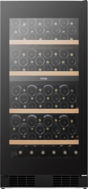 Koop Online ETNA WKV584 wijnkoeler Compressorwijnkoeler Vrijstaand Zwart 108 fles(sen)