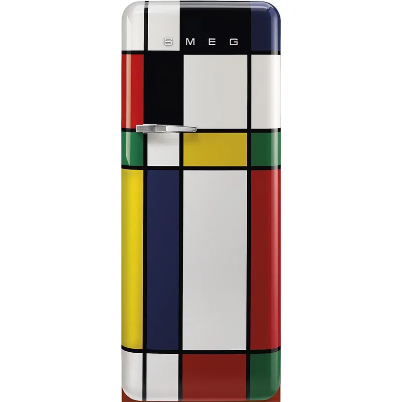 Direct Verzonden Smeg FAB28RDMC5 combi-koelkast Vrijstaand 270 l D Meerkleurig