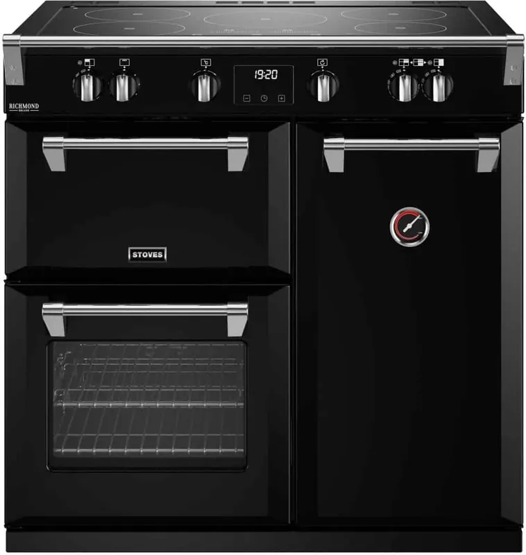 Stoves Richmond DX D900 Ei TCH Zwart inductiefornuis DHZ2007 Hoge Kwaliteit
