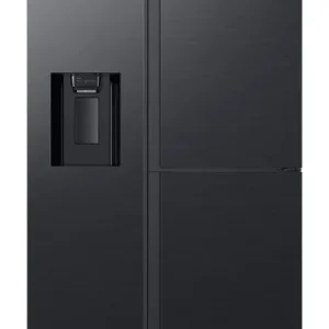 Uitverkoop Samsung RH64DG53R3B1 amerikaanse koelkast Vrijstaand 628 l E Zwart, Roestvrijstaal – EWO2041-1
