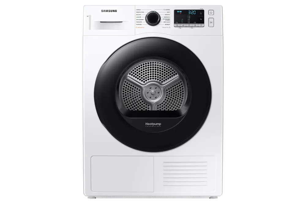 Samsung DV80TA220AE wasdroger Vrijstaand Voorbelading 8 kg A+++ Wit – EWO1525 Bestseller