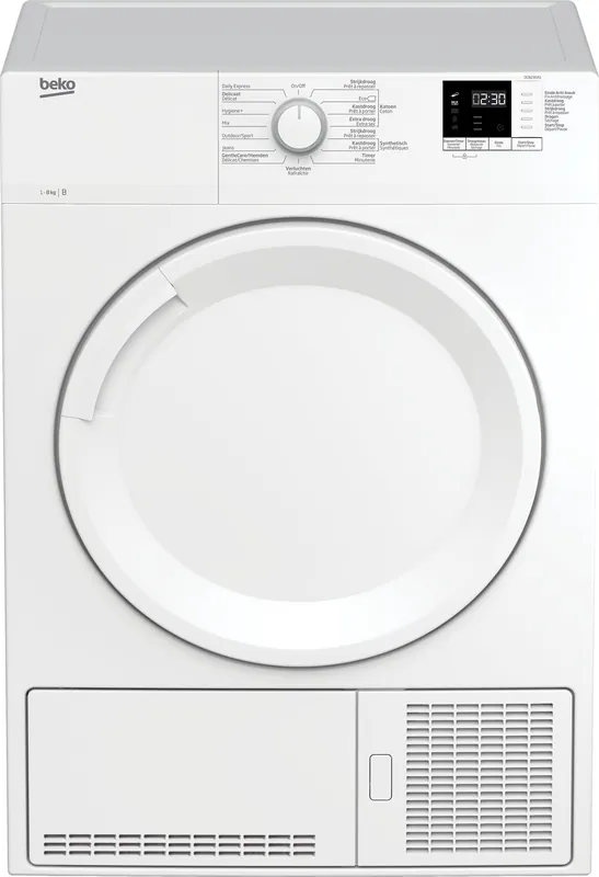 Gereduceerde Prijs Beko dc8230a1 droger DHZ2139