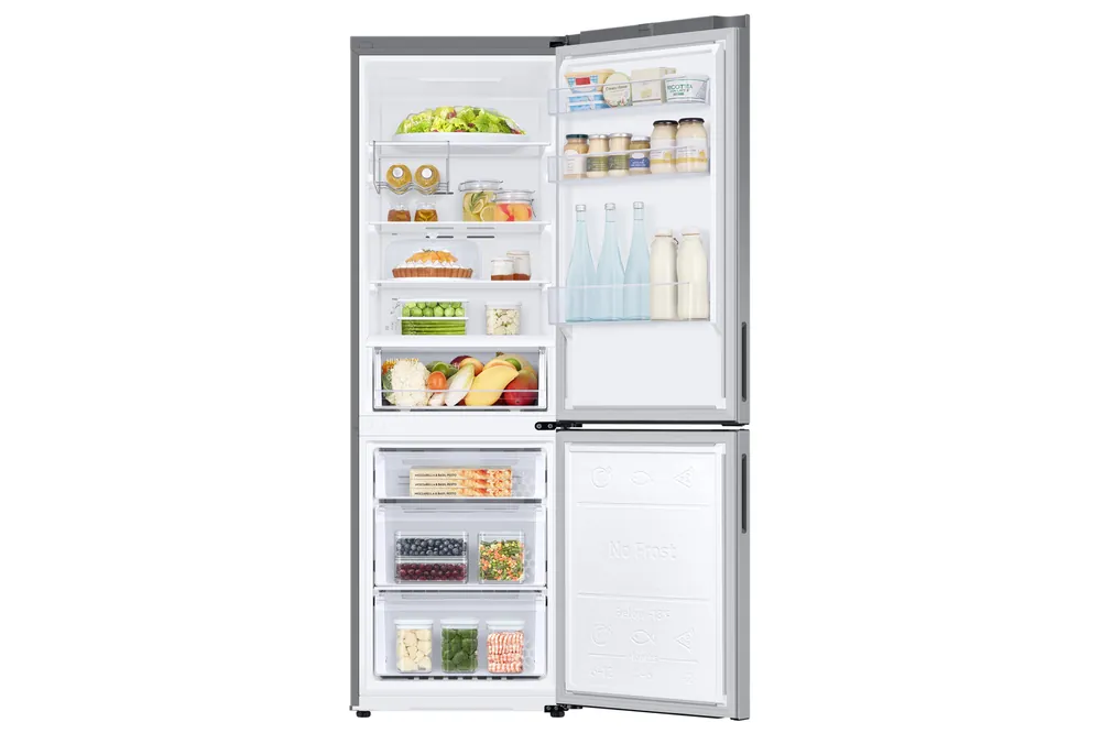 Aanbieding Samsung RB33B612ESA Vrijstaand 344 l E Zilver, Roestvrijstaal DHZ2233