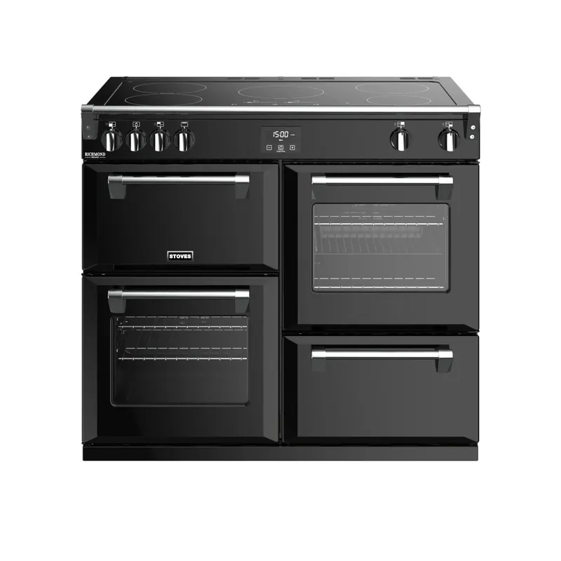 Stoves Richmond S1000 Ei zwart inductie – 100 cm Beperkte Voorraad