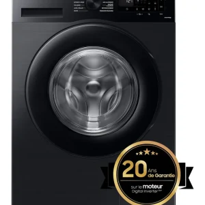 Betrouwbaar Samsung WW90CGC04DAB wasmachine Voorbelading 9 kg 1400 RPM Zwart DHZ2402