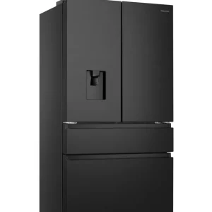 Actieprijs Hisense RF749N4SWFE amerikaanse koelkast Vrijstaand 579 l E Zwart EWO2608