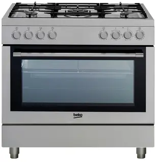 Beko GM 15120 DX PR fornuis Vrijstaand fornuis Gas Gaskookplaat Roestvrijstaal DHZ2565 Betrouwbaar