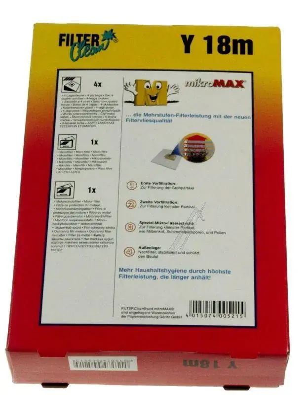 Laatste Kans FILTERCLEAN Y18M FL0034-K STOFZAK