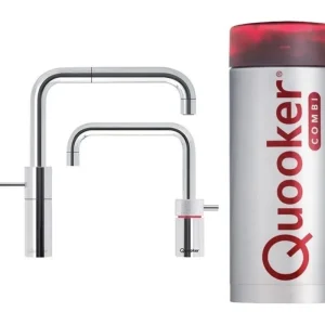 Quooker Combi Nordic Square Twintaps Chroom Hete Deal
