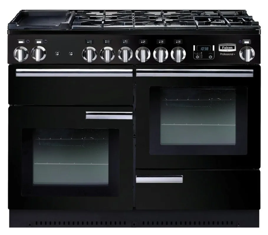 Bestel Nu Falcon Professional De Luxe 110 Zwart gasfornuis