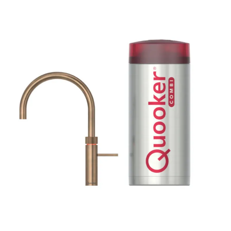 Quooker Combi+ Fusion Round Messing Patina Merkproduct