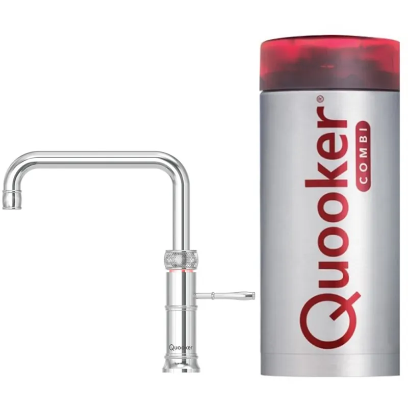 Quooker Combi Fusion Square Classic Chroom Rechtstreeks Van De Fabrikant