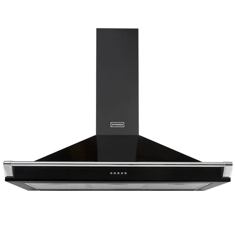 Stoves Richmond CHIM 110 PYR BLK schouwkap Merkproduct