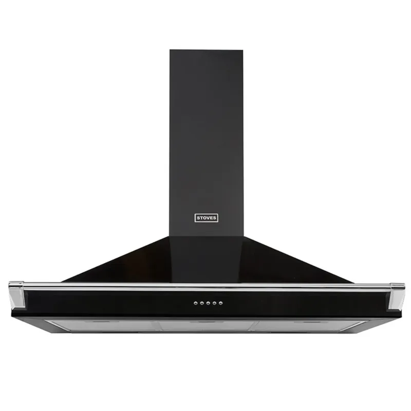 Stoves Richmond CHIM 100 PYR BLK schouwkap Premium