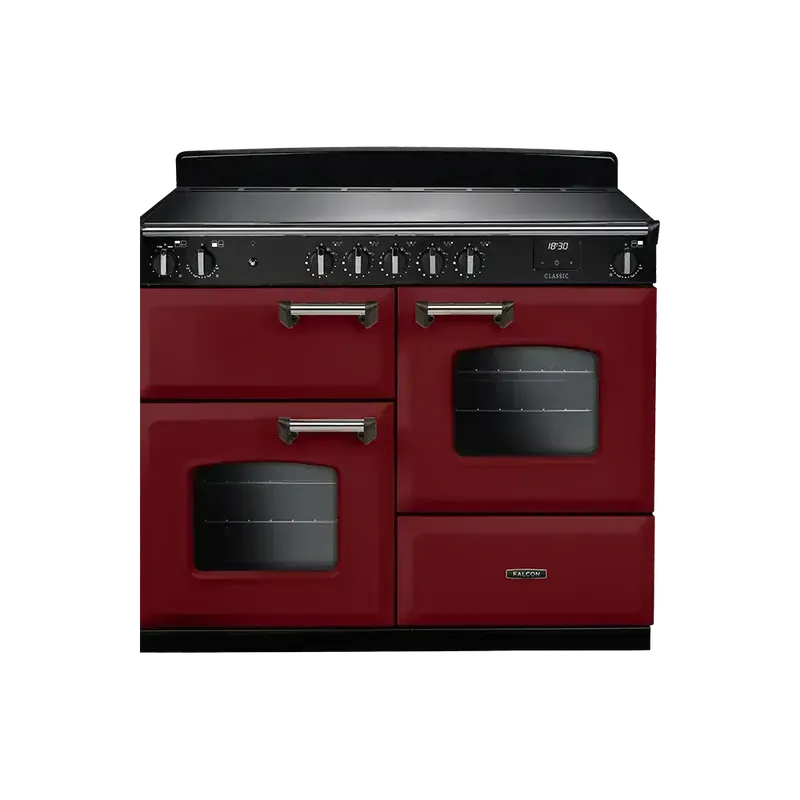 Beperkte Voorraad Falcon  Classic 110 Bordeaux inductie fornuis 2026