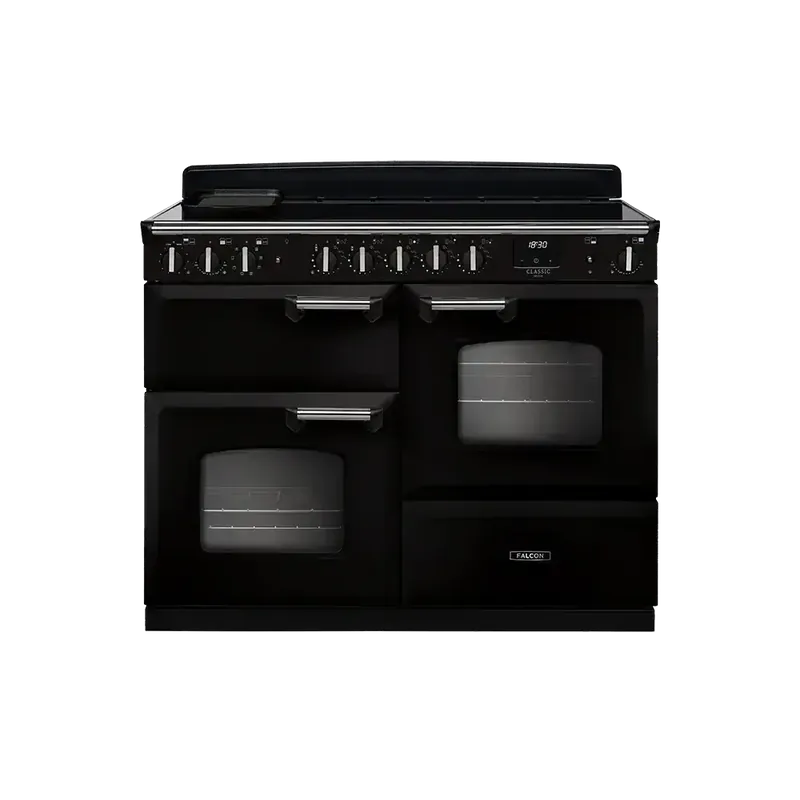 Lage Kosten Falcon Classic Deluxe 110 Zwart Chroom inductie fornuis rijslade 2026
