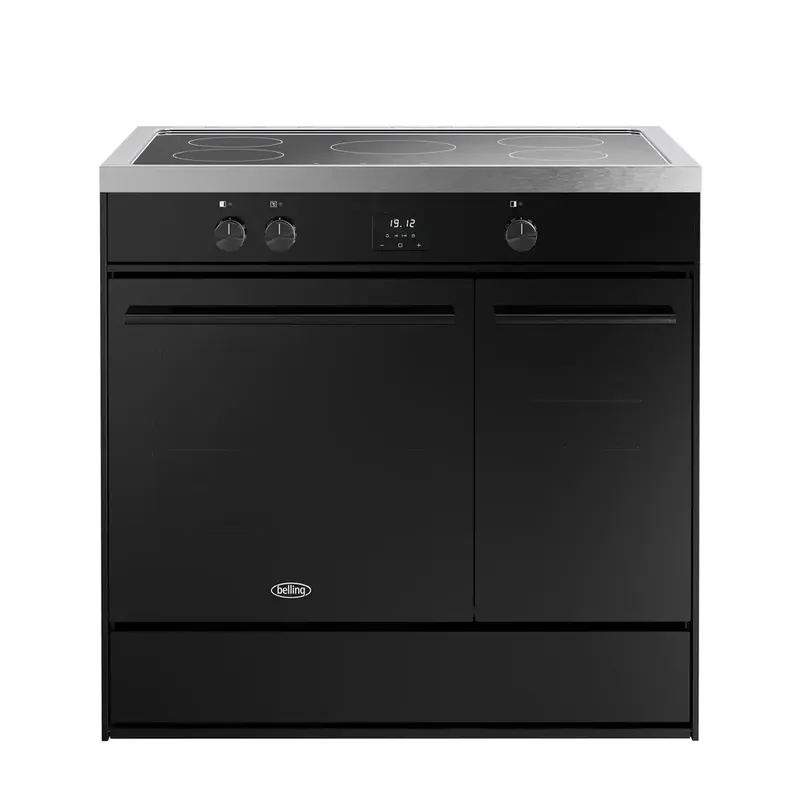 Belling Vision TWIN Ei 90 Zwart Gecertificeerd