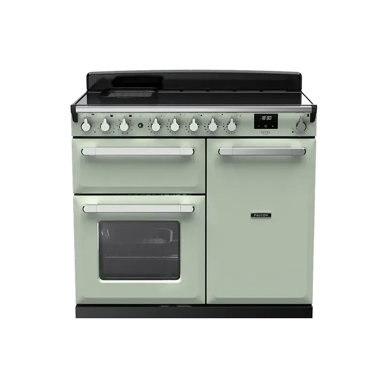 Falcon Estel Deluxe 100 Mint Chroom Inductie fornuis Actieprijs