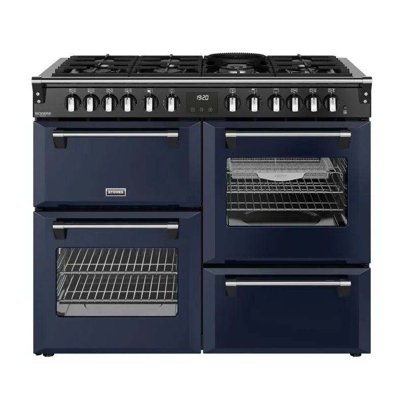 Seizoensaanbieding Stoves Richmond DX 110 DF Midnight Blue gasfornuis
