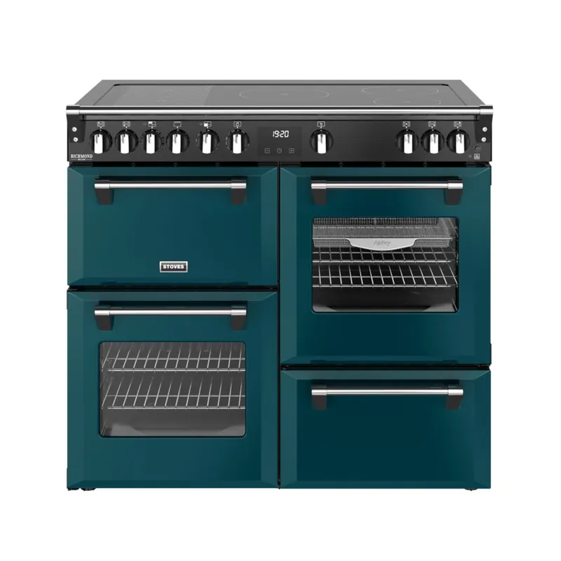 Stoves Richmond DX RTY 100 EI Deep Marine inductie fornuis Rechtstreeks Van De Fabrikant