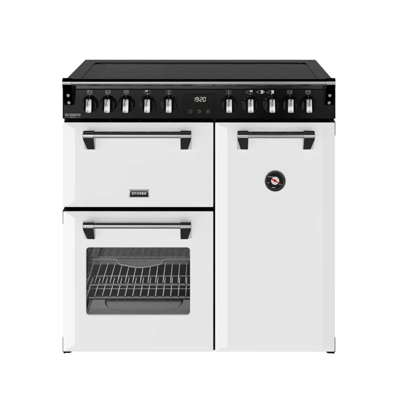 Stoves Richmond DX RTY 90 EI Icy White inductie fornuis Speciale Aanbieding