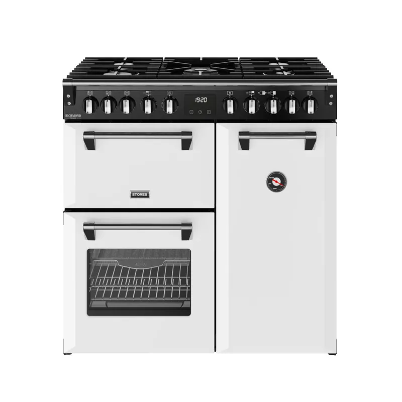 Beste Prijs Stoves Richmond DX 90 DF Icy White gasfornuis