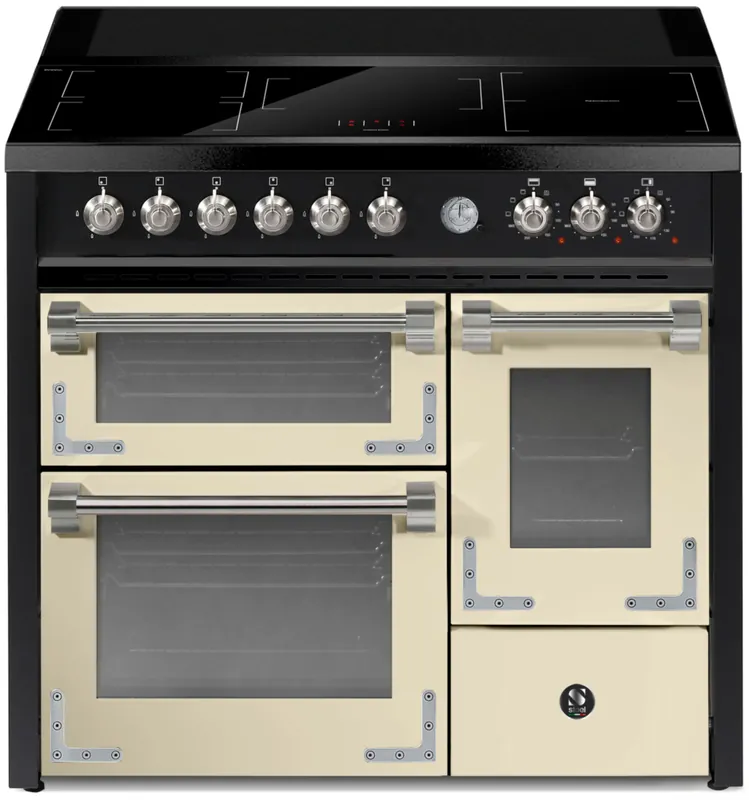 Koop Online Steel Oxford 100/3 XQ10FFF-5FIW CR inductie fornuis