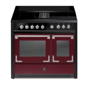 Koopje Steel Oxford 100 Mistral X10FF-4FIKW BR inductie fornuis