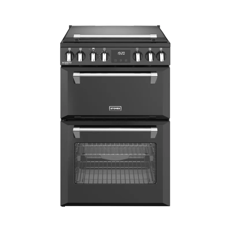 Stoves Richmond DX60 Ei RTY Zwart inductie fornuis Gratis Retour