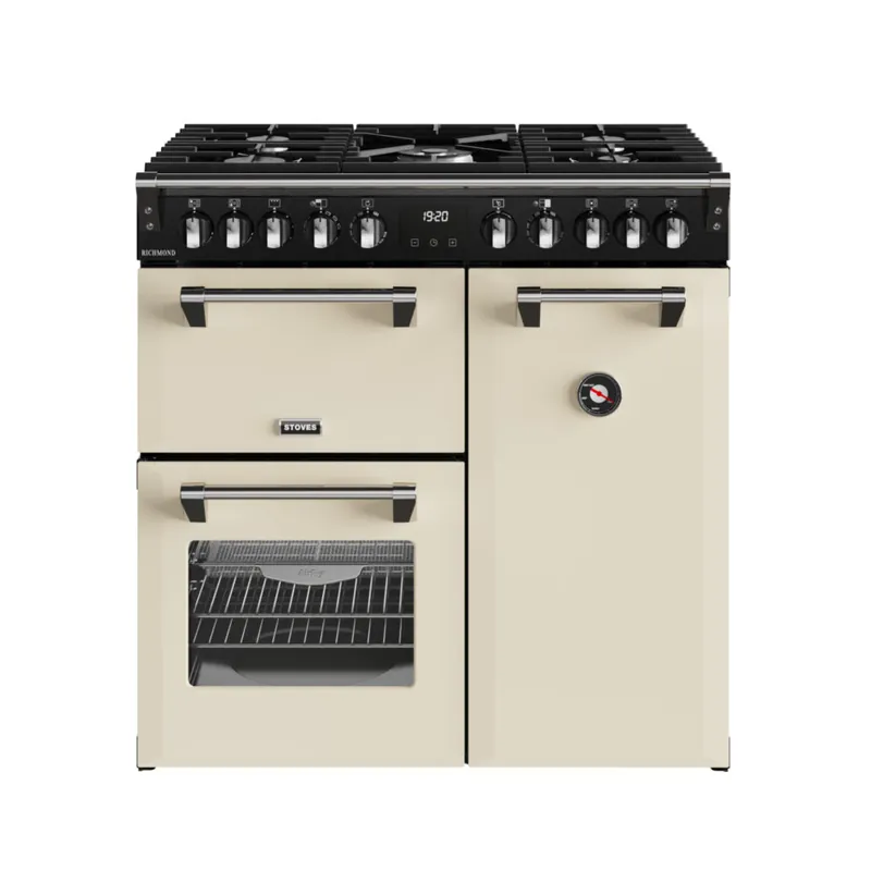 Seizoensaanbieding Stoves Richmond 90 DF Creme gasfornuis