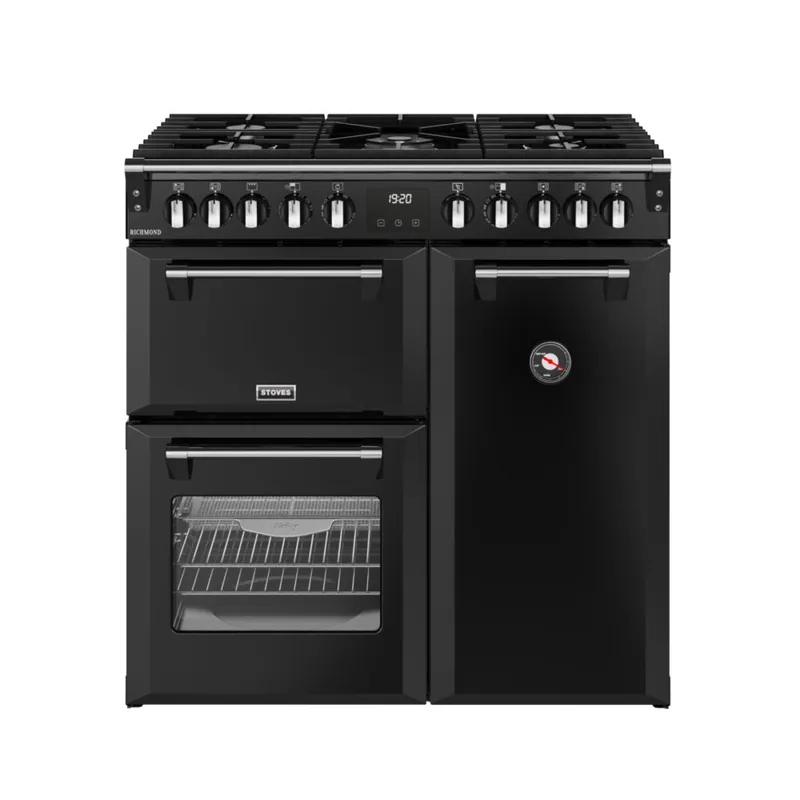 Alleen Vandaag Stoves Richmond 90 DF Zwart gasfornuis