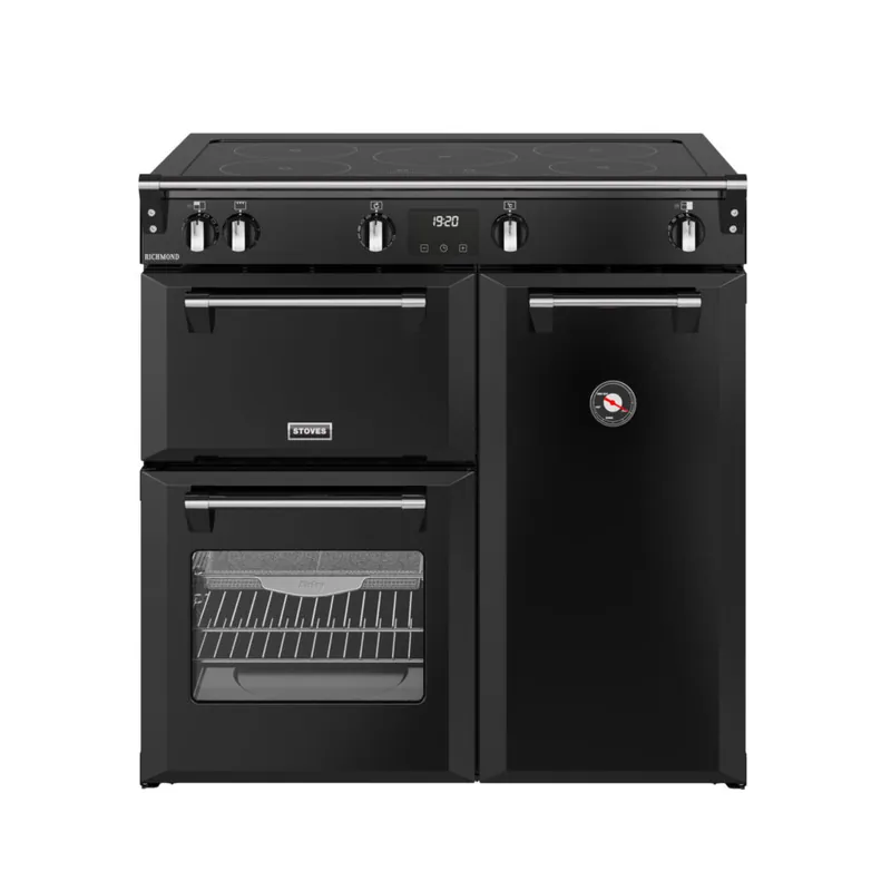 Beste Prijs Stoves Richmond 90 Ei TCH Zwart Inductie fornuis