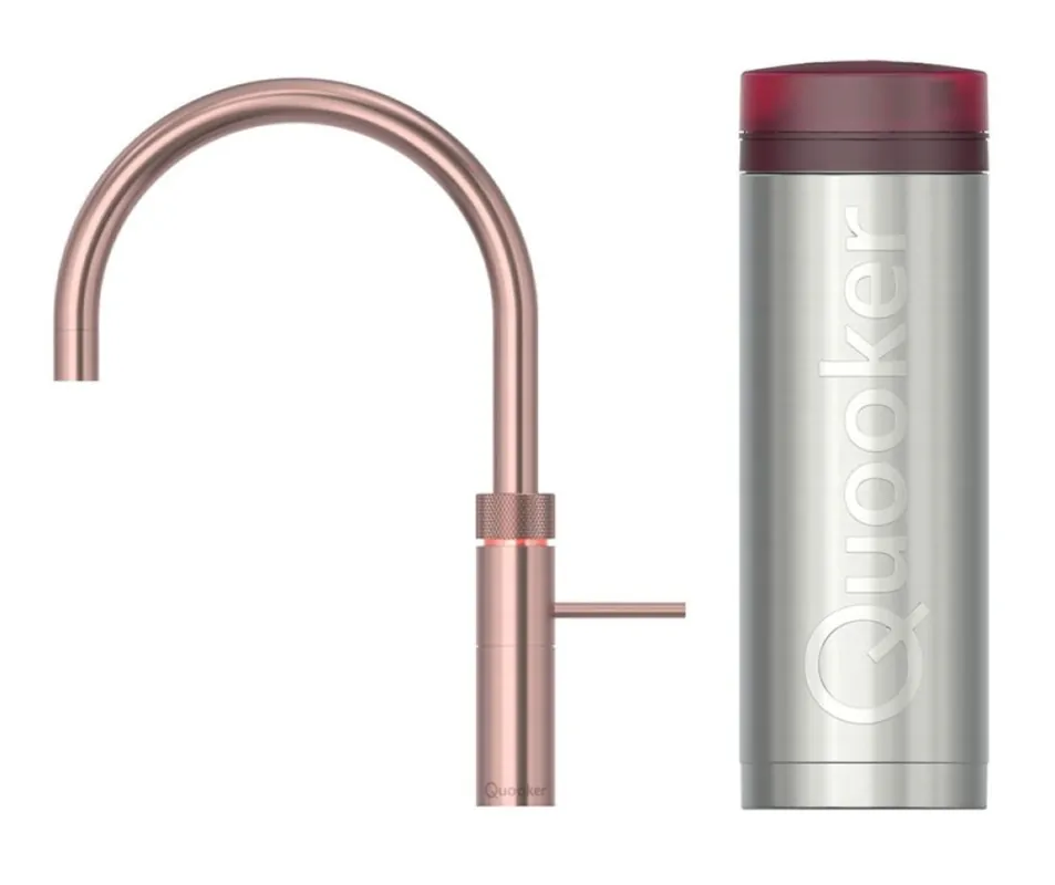 Quooker Pro3 Fusion Round Rosé Koper Merkproduct