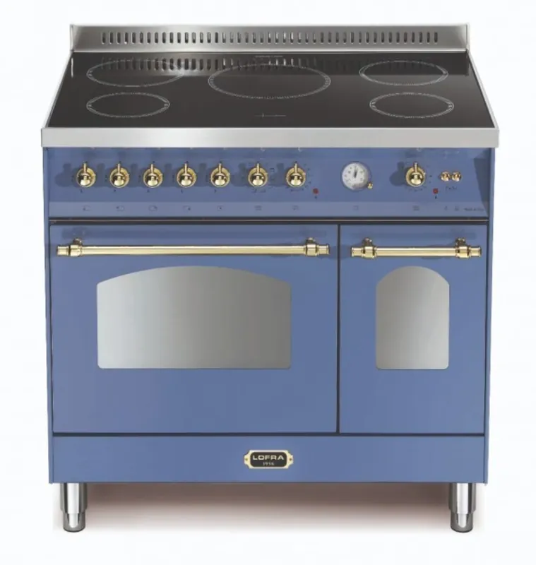 Favoriet Lofra Dolcevita 2-oven Blauw Messing Inductie fornuis