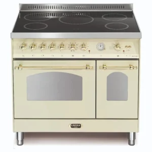 Lofra Dolcevita 2-oven Ivoor Messing Inductie fornuis Gratis Retour
