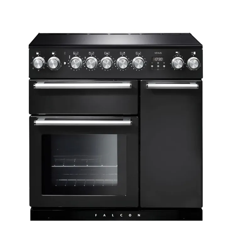 Alleen Vandaag Falcon Nexus 90 Charcoal Zwart inductie fornuis