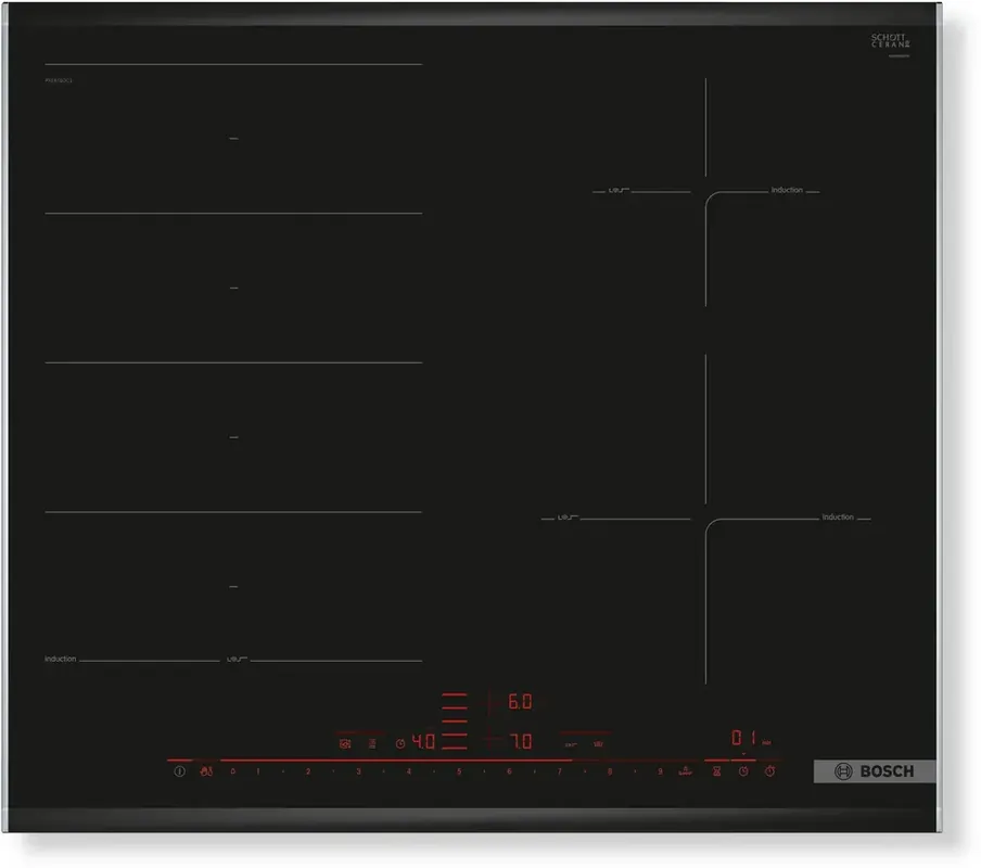 Betaalbaar Bosch PXE675DC1E inductie kookplaat