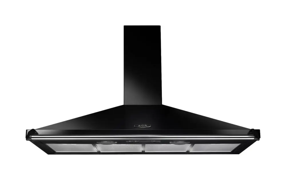 Nieuw AGA Masterchef XL 110 cm Zwart met Rail schouwkap
