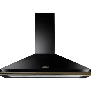 Direct Verzonden Falcon Classic 90 Zwart Antiek Messing met rail schouwkap 2026