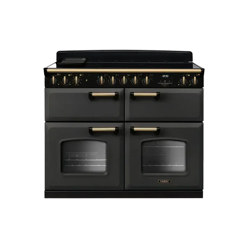 Falcon  Classic Deluxe 110 Slate Antiek Messing inductie fornuis sudderoven 2026 Rechtstreeks Van De Fabrikant