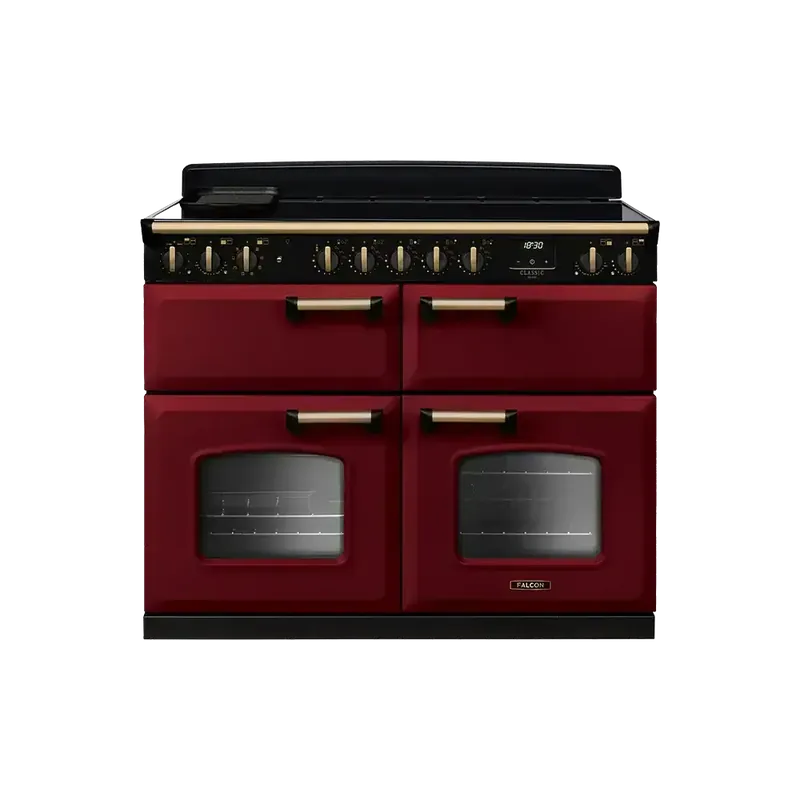 Hete Deal Falcon Classic Deluxe 110 Bordeaux Antiek Messing inductie fornuis sudderoven 2026